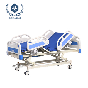 Cama de enfermer&iacute;a manual de 75&deg; con estructura de acero reforzado laminado en fr&iacute;o y colch&oacute;n impermeable - Cama de hospital ajustable de 3 manivelas para pacientes ancianos/paralizados, cabecera de ABS y ruedas de freno centrales