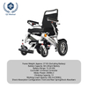 Fauteuil roulant &eacute;lectrique ultra-intelligent avec contr&ocirc;le par application 27 kg l&eacute;ger certifi&eacute; UN38.3