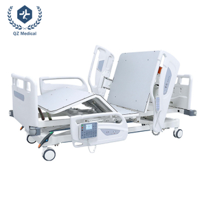 Cama de hospital el&eacute;ctrica de cinco funciones Capacidad de 250 kg Placa posterior transl&uacute;cida de rayos X Sistema de pesaje incorporado Ajuste de altura de 430-720 mm Cama m&eacute;dica con certificaci&oacute;n CE